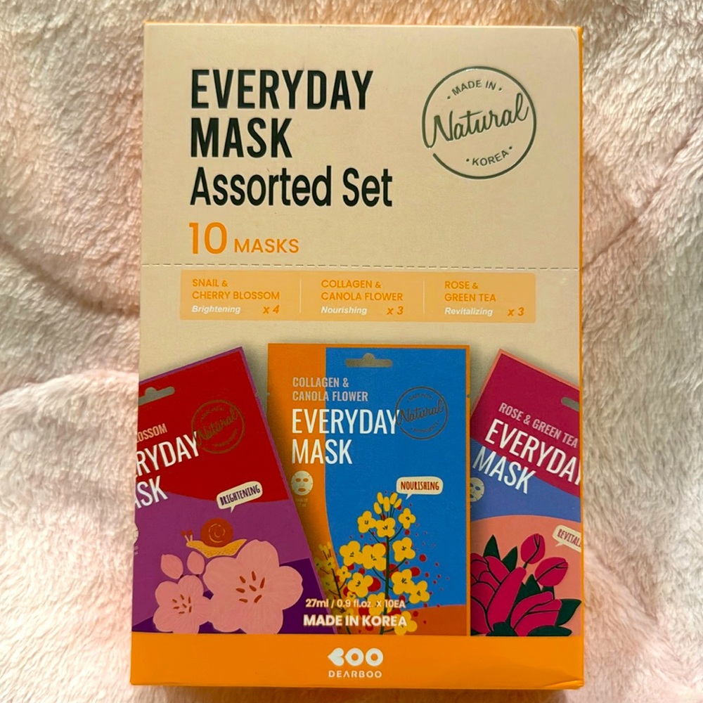 DEARBOO Everyday Mask Assorted Set (10 sheets)